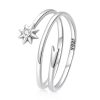 S925 Sterling Silver Wishing Meteor Women Open Ring