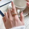 Light Luxury Cat Eye Stone Open Adjustable Ring