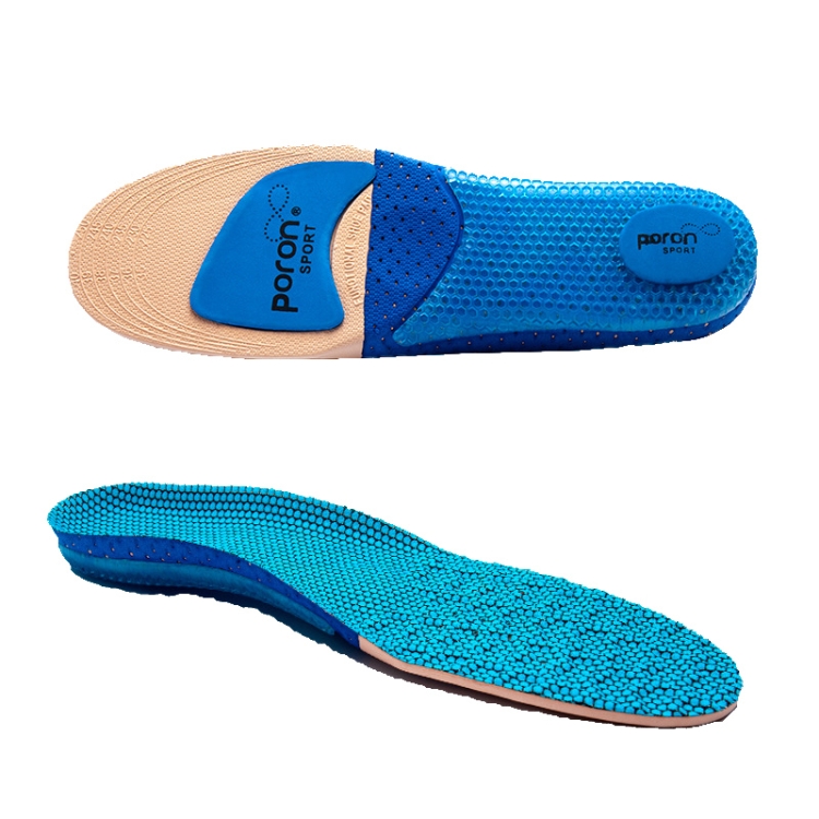 Men Shock Absorbing Sweat Absorbing Breathable Sports Insoles