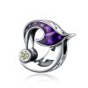 S925 Sterling Silver Halloween Evil Moon Beads DIY Bracelet Necklace Accessories