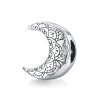 S925 Sterling Silver Vine Moon Beads DIY Bracelet Necklace Accessories