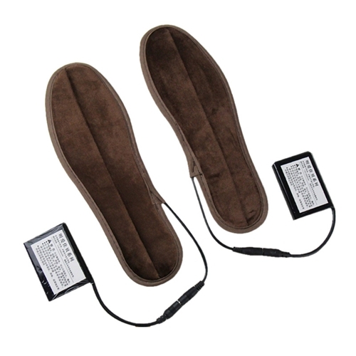 Lithium Battery Powered & Rechargeable Heated Insoles Keep Feet Warm Pad, Keep Warm 8-9 hours, Size: 41-42 yard