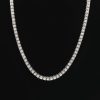 Mens Hip Hop Punk 1 Row Crystal Inlaid Alloy Necklace Chain, Size: 20 inch