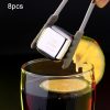 8 PCS Stainless Steel Chilling Reusable Ice Cubes for Whiskey, Vodka, Liqueurs