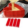 Silicone Cake Mold Baking Tools DIY Multi-shape Cake Mold Kitchen Accessories,4 PCS DIY Cake Mold