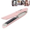 Wireless Mini USB Rechargeable Hair Straightener Hair Curler Double Purpose Hair Splint