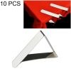 10 PCS Stainless Steel Tablecloth Clip Adjustable Triangle Clamp Holder