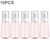 10 PCS Portable Refillable Plastic Fine Mist Perfume Spray Bottle Transparent Empty Spray Sprayer Bottle, 60ml
