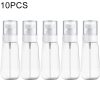 10 PCS Portable Refillable Plastic Fine Mist Perfume Spray Bottle Transparent Empty Spray Sprayer Bottle, 100ml