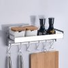30cm 4 Hooks Kitchen Multi-function Wall Hanging Holder Seasoning Storage Rack