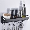 40cm 6 Hooks Kitchen Multi-function Wall Hanging Holder Seasoning Storage Rack