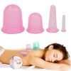 4 in 1 Health Care Body Massage Vacuum Silicone Cupping Cups,Random Color Delivery
