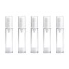 5 PCS Portable Airless Vacuum Pump Bottle Fine Mist Perfume Spray Bottle, 10ml
