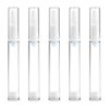 5 PCS Clear Empty Travel Portable Refillable Plastic Pump Bottle Containers, 15ml