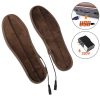 USB Electric Powered Heated Insoles Keep Feet Warm Pad with USB Cable & Power Adapter, Size: 39-40 yard
