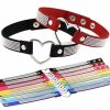 Japanese Harajuku Rhinestone Heart Shape Punk Collar Fashion Female Choker Necklace, Random Color Delivery