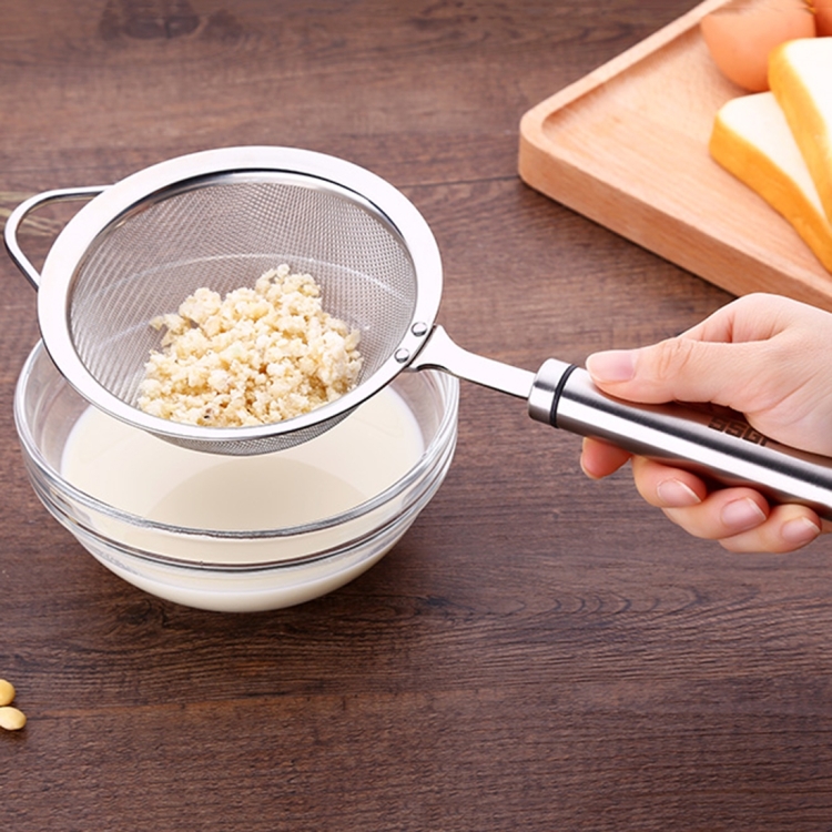 SSGP Stainless Steel Filter Fine Mesh Strainer Juice Colander, Length: 30.5cm