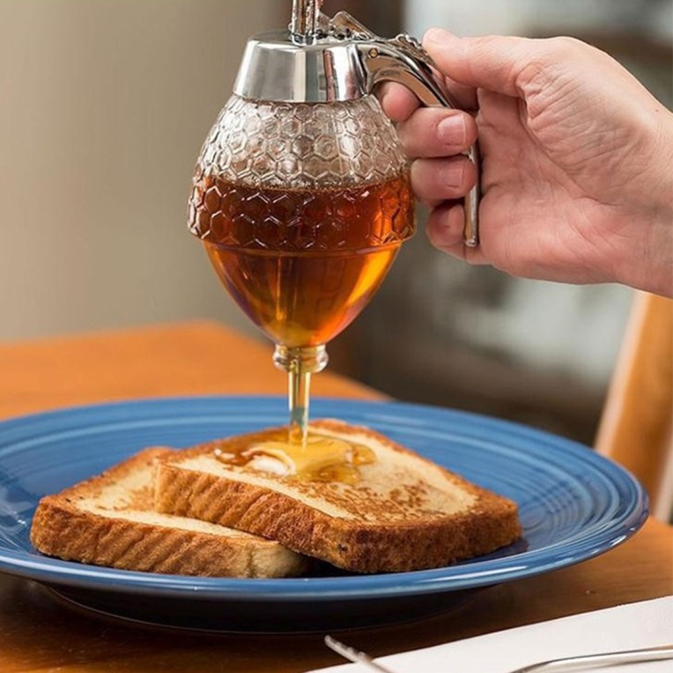 Transparent Acrylic Honey Juice Dispenser, Size: 8.3*10.0*15cm