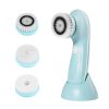 3 in 1 USB Charging Electronic Cleaning Face Beauty Instrument Pores Nose Blackhead Facial Cleansing Brush
