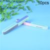 10pcs Seven Sided Polishing Bar Nail File Buffers Polisher for Fingernails and Toenails