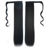 1B# Invisible Seamless Bandage-style  Wig Long Straight Hair Wig Ponytail