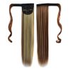 12H613# Invisible Seamless Bandage-style Wig Long Straight Hair Wig Ponytail