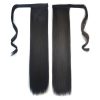 2# Invisible Seamless Bandage-style  Wig Long Straight Hair Wig Ponytail