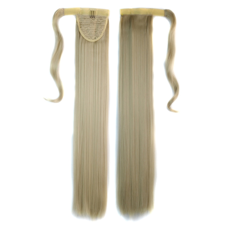 88# Invisible Seamless Bandage-style  Wig Long Straight Hair Wig Ponytail