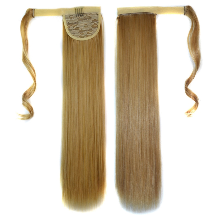 27M613# Invisible Seamless Bandage-style  Wig Long Straight Hair Wig Ponytail