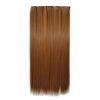 26# One-piece Seamless Five-clip Wig Long Straight Wig Piece