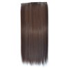 2M30# One-piece Seamless Five-clip Wig Long Straight Wig Piece