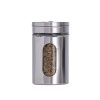 Stainless Steel Glass Seasoning Jar Kitchen Supplies