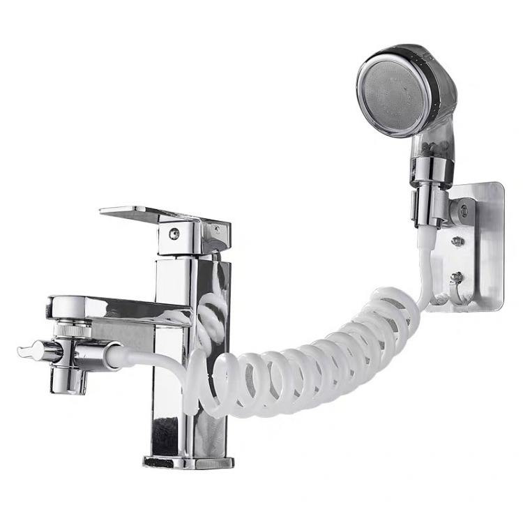 Hand Held Retractable Shampoo Faucet Basin External Shower