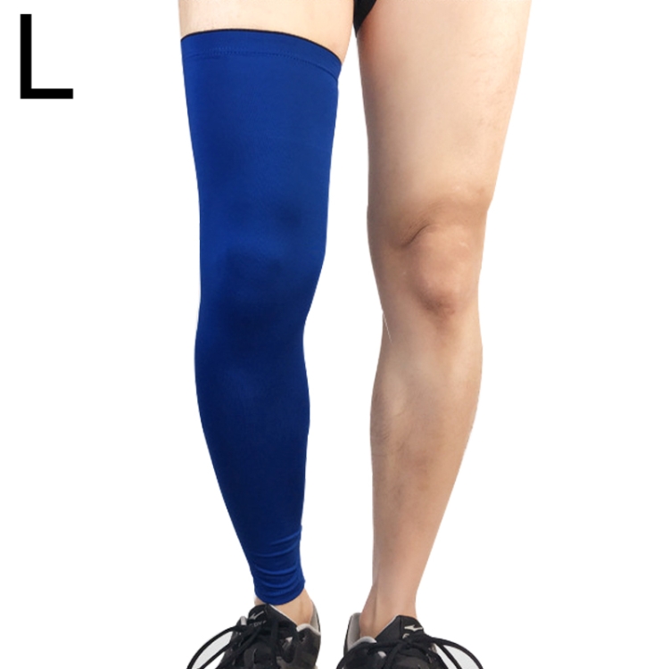 Professional Outdoor Sports Basketball Football Knee Pads Warm Compression Leg Protectors, Size: L