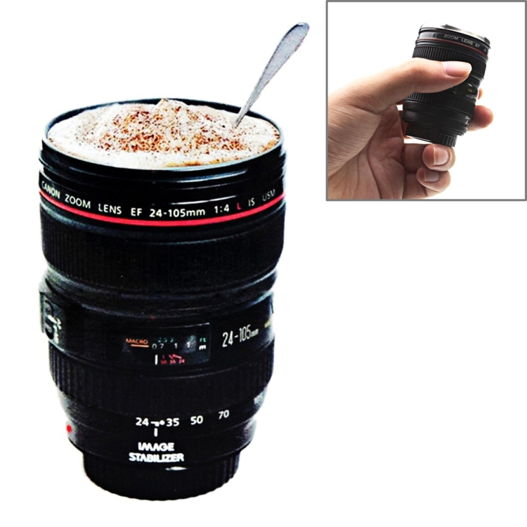 Mini Zoom EF 24-105mm f/4.0L USM Lens Coffee Thermos Cup Mug