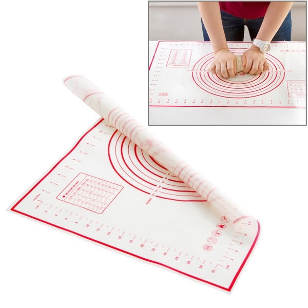 Large Soft Platinum Silicone Kneading Dough Mat Glass Fiber Reinforced Nonstick Rolling Mats Pasta Tools