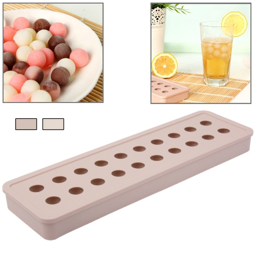Creative Ball Shape 20-Grid Silicone Ice Ball Tray (Random Color Delivery)