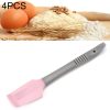 4 PCS Silicone Scraper Butter Spreader Knife Cake Smoother Cake Baking Tool