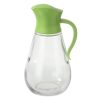 Automatic Lid Open Glass Oil Bottle