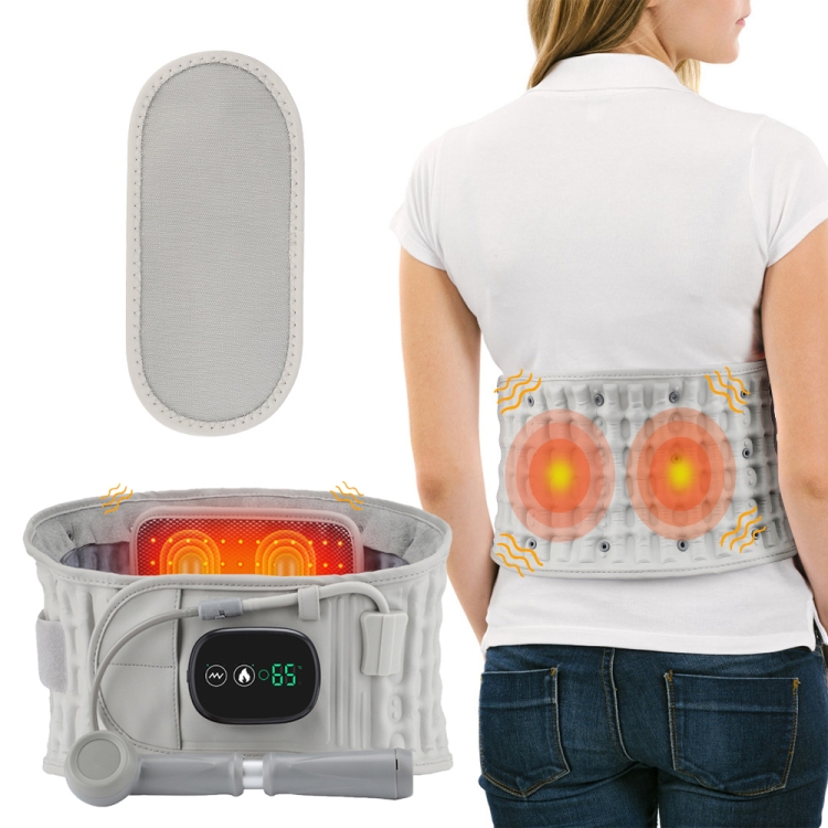 Hailicare Rechargeable Massage Inflatable Belt Warm Electric Heating Belt Without Cloth Bag