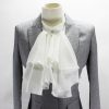Vintage Court Style Chiffon Shirt Collar Professional Suit Decoration Fake Collar