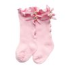 Baby Cute High Knee Fungus Lace Bow Socks