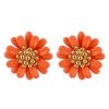 Cute Sweet Fashion Fresh Small Daisy Flower Stud Earrings for Girl
