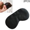 2 PCS Pure Silk Sleep Rest Eye Mask Padded Shade Cover Travel Relax Aid Blindfolds