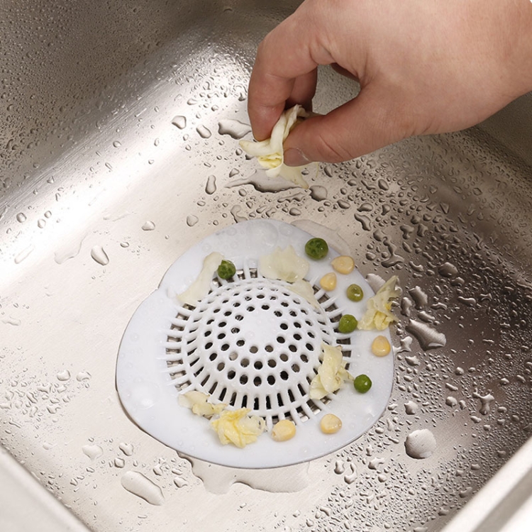 Silicone Kitchen Sink Strainer  Bathroom Hair Catcher