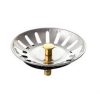 2 PCS Stopper Spin Lock Sink Drain Strainer