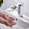 KOEN Waterfall Bathroom Faucet Sinks Mixer Tap Cold And Hot Water Tap