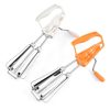 Double Rotation Hand Whisk Egg Beater Stainless Steel Kitchen Blender