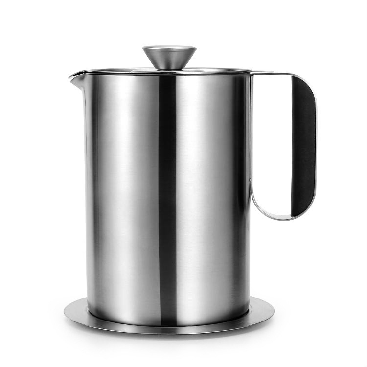 Stainless Steel Leakproof Filter Mesh Oil Canister Kitchen Household Oil Storage Tank