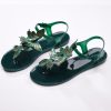 Peep Toe Jelly Butterfly Flip Flops Summer
